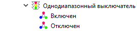 Однодиапазонный выключатель